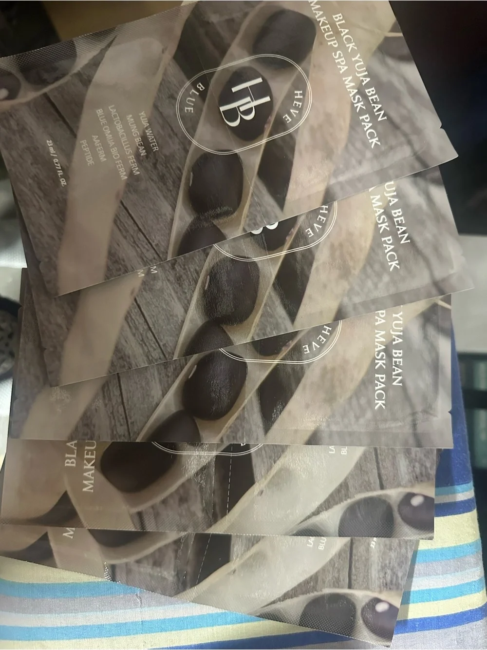 Yuja Water Face Mask Pack - Black & White